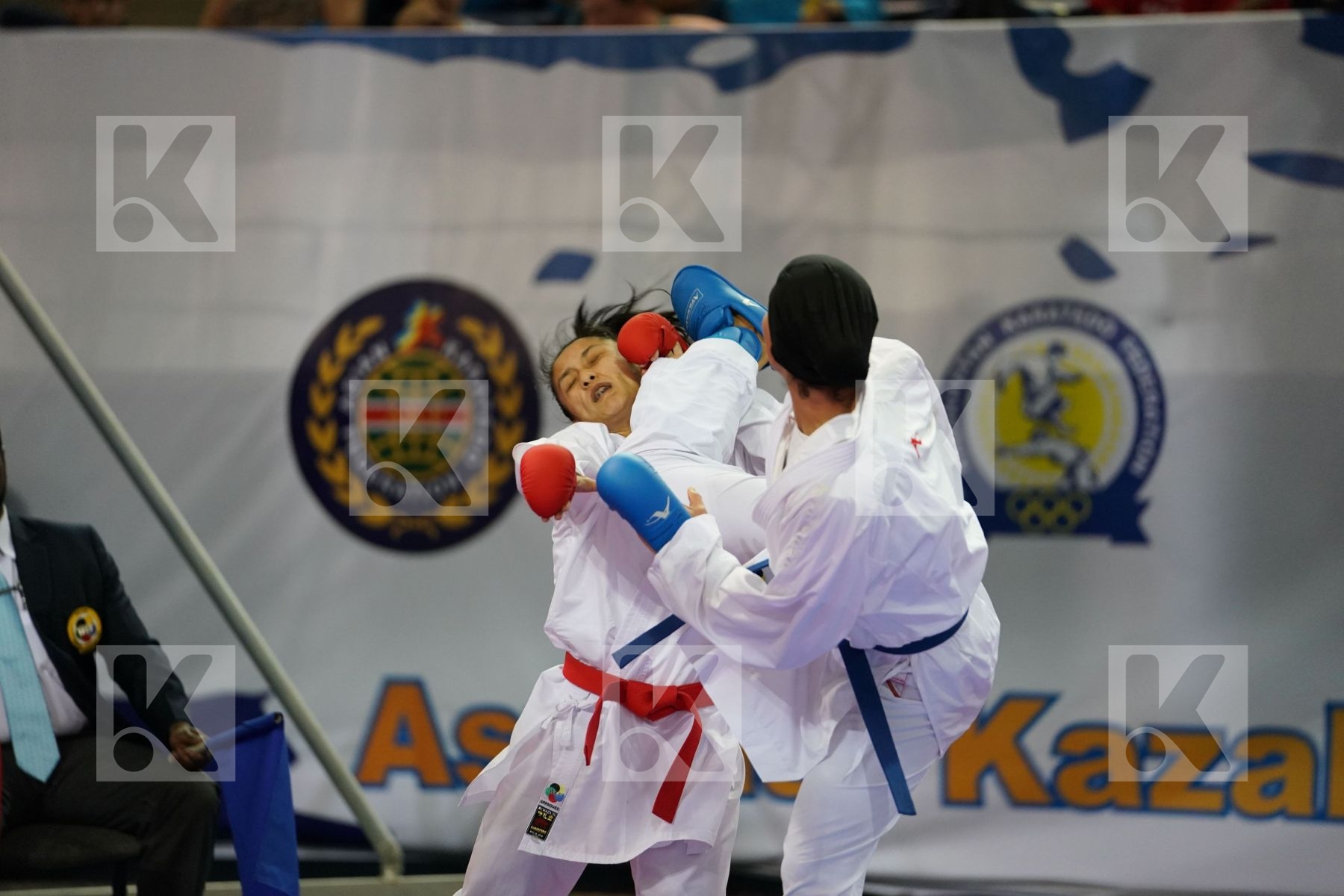 Chinese Taipei Female team kumite Iran  islamic republic of
