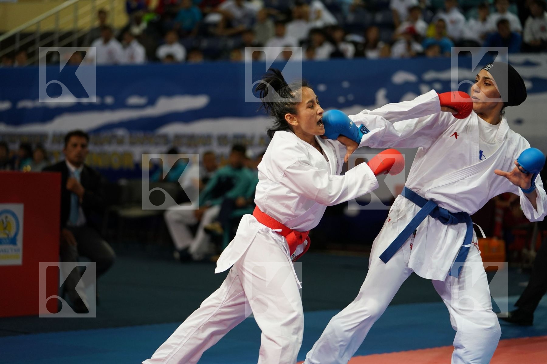 Chinese Taipei Female team kumite Iran  islamic republic of