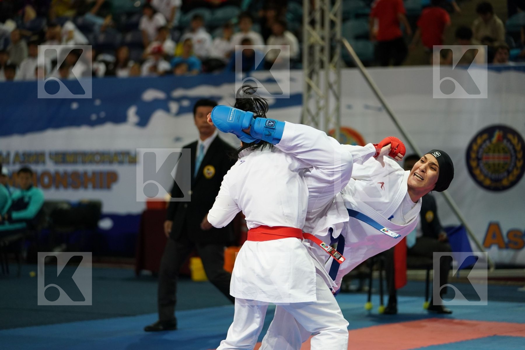 Chinese Taipei Female team kumite Iran  islamic republic of