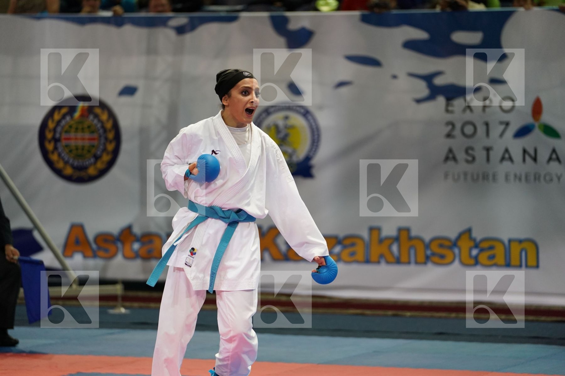 Chinese Taipei Female team kumite Iran  islamic republic of