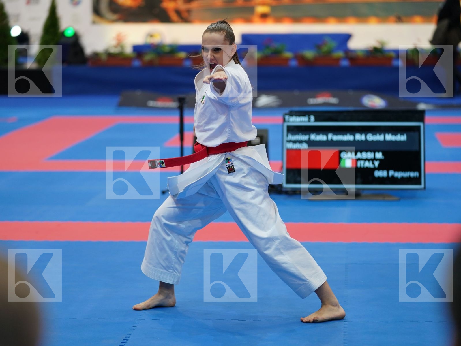 GALASSI MATILDE (ITALY) in Junior Kata Female - Final bout