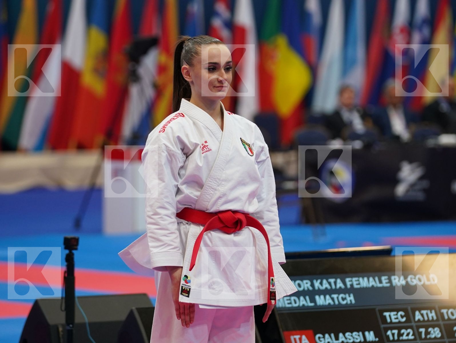GALASSI MATILDE (ITALY) in Junior Kata Female - Final bout