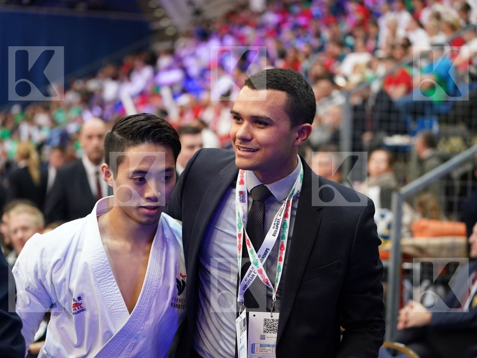 NGOAN FRANCK (FRANCE) in Under 21 Kata Male - Final bout