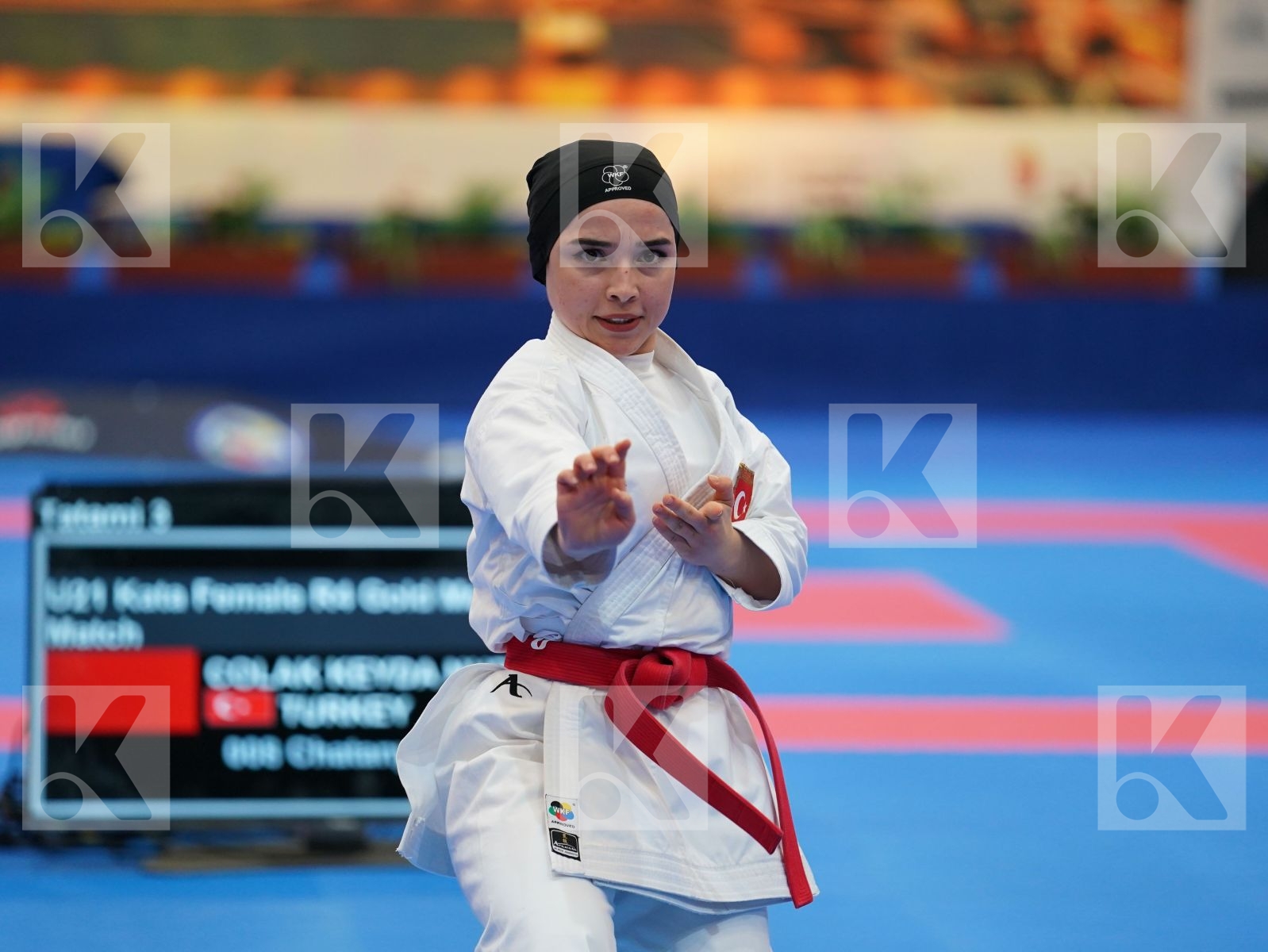 COLAK KEYDA NUR (TURKEY) in Under 21 Kata Female - Final bout