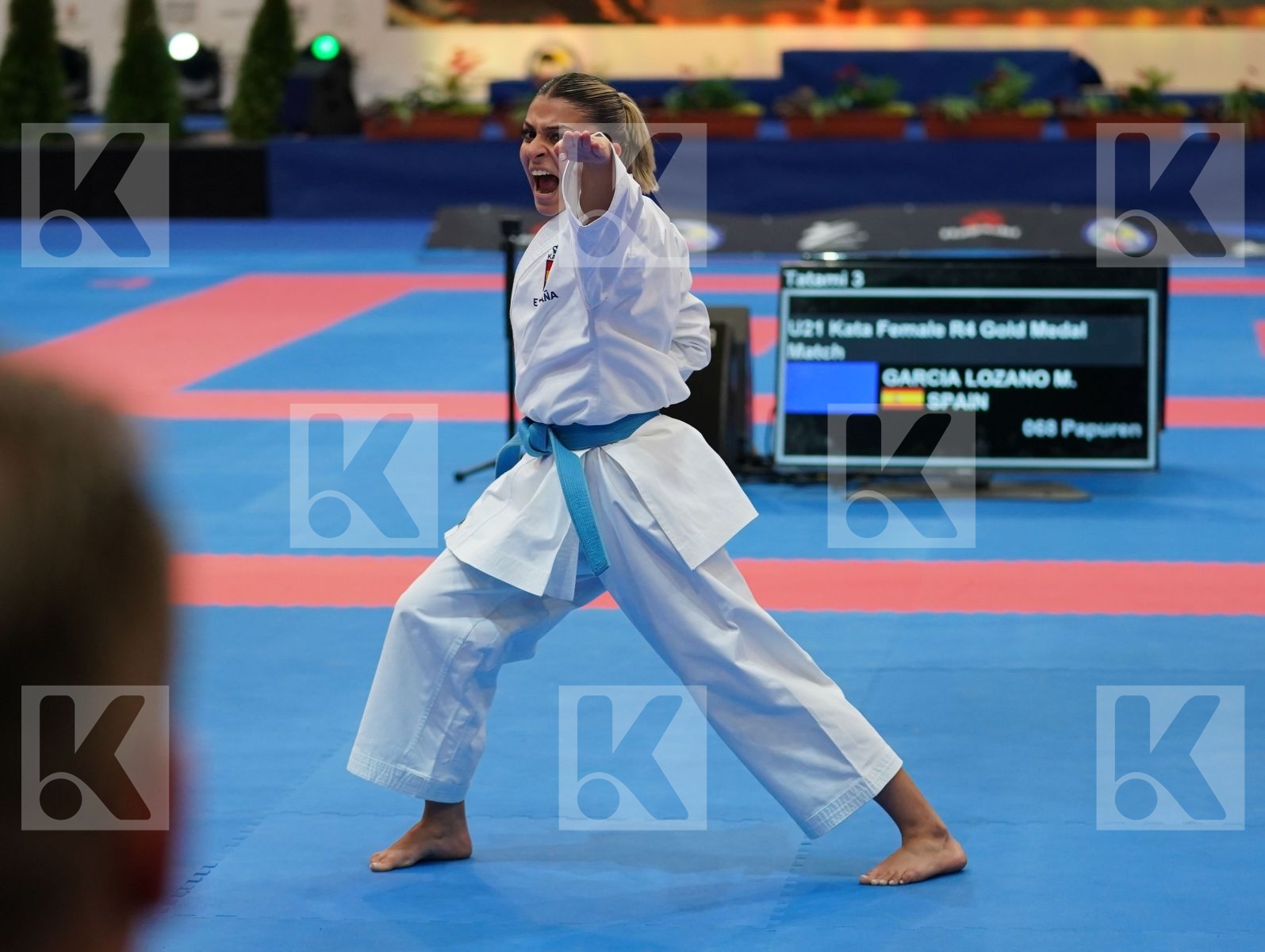 GARCIA LOZANO MARTA (SPAIN) in Under 21 Kata Female - Final bout