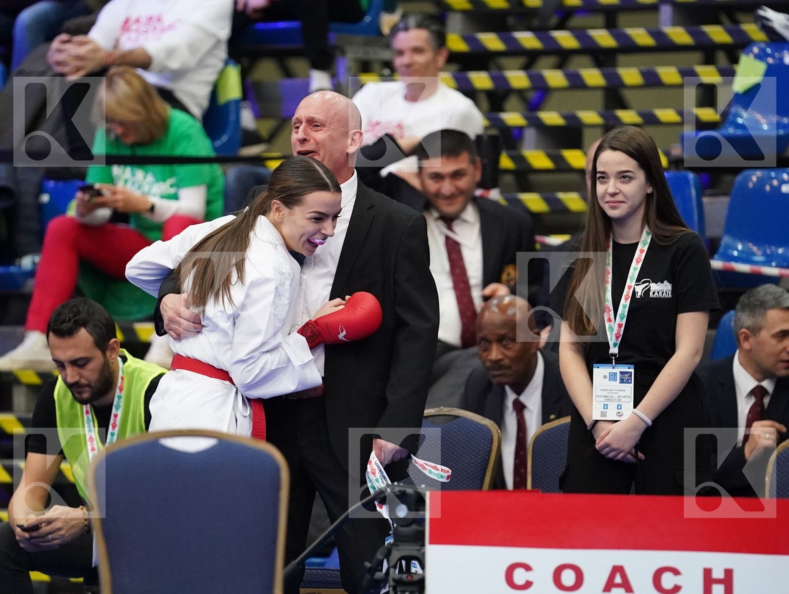 FITAL KORI (SCOTLAND) vs MARTURANO IRENE (ITALY) in Cadet Kumite Female -54 Kg - Final bout
