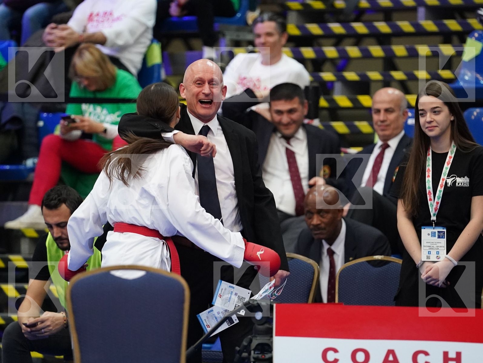 FITAL KORI (SCOTLAND) vs MARTURANO IRENE (ITALY) in Cadet Kumite Female -54 Kg - Final bout