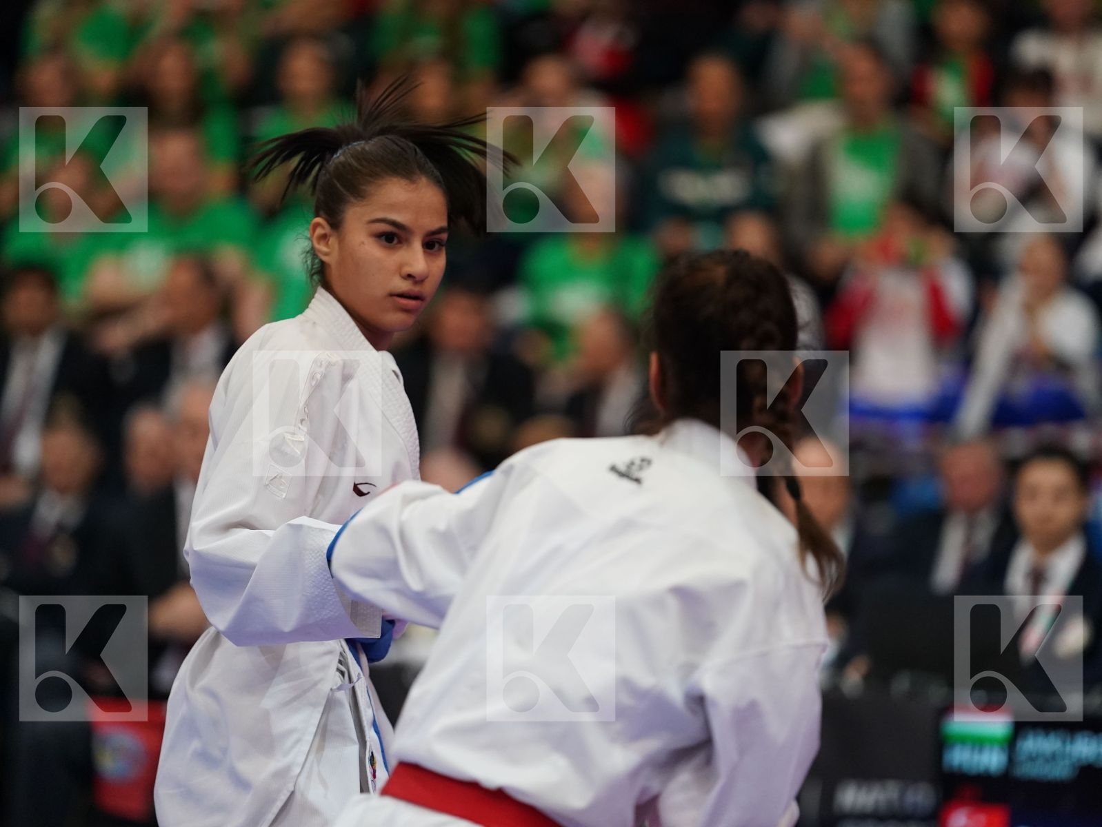 JAKUBOVICS DALMA (HUNGARY) vs BALIK HAZEL (TURKEY) in Junior Kumite Female -48 Kg - Final bout