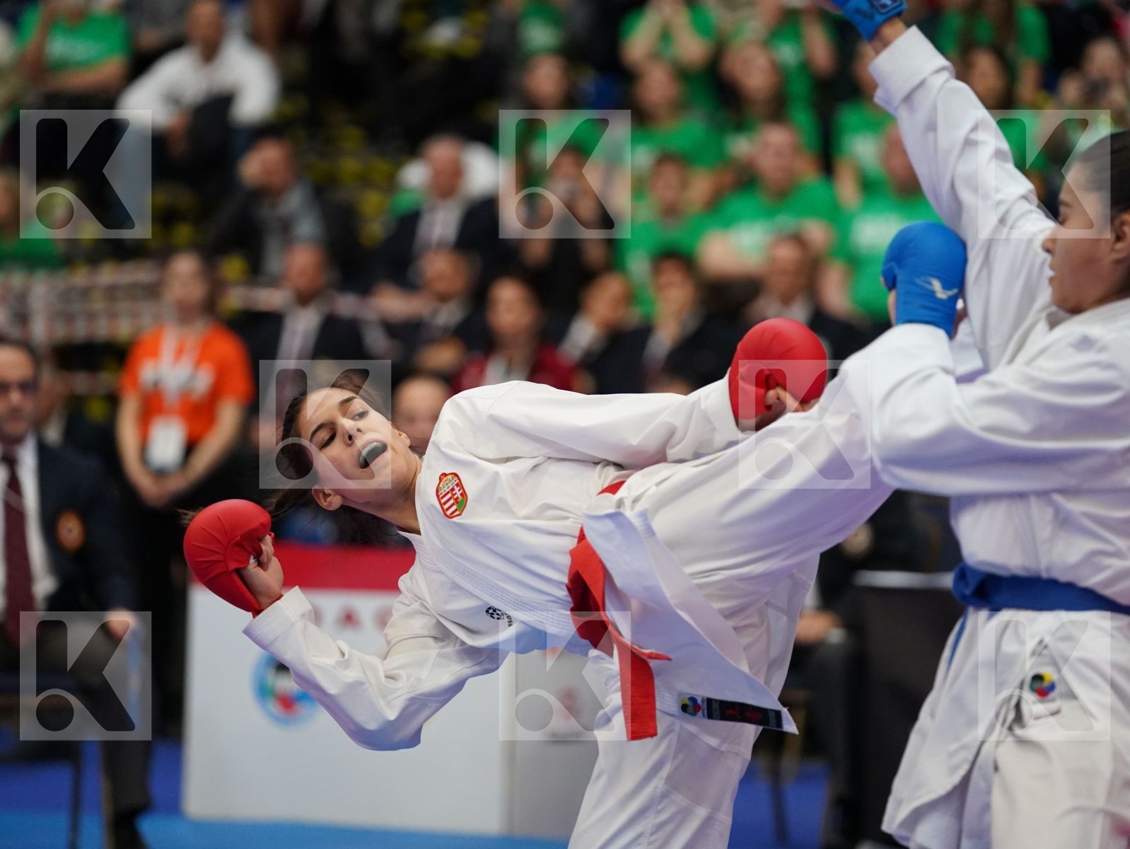 JAKUBOVICS DALMA (HUNGARY) vs BALIK HAZEL (TURKEY) in Junior Kumite Female -48 Kg - Final bout