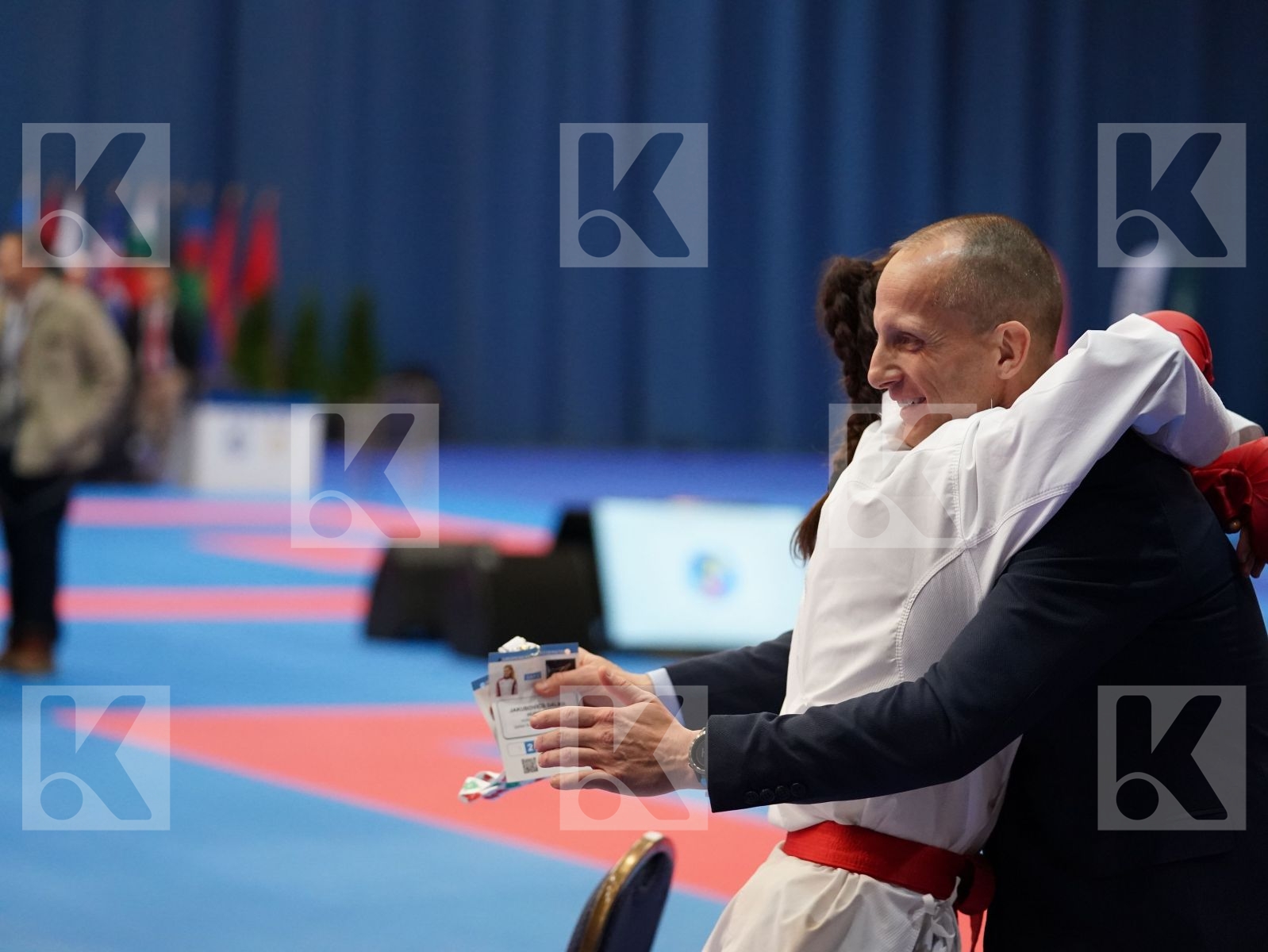 JAKUBOVICS DALMA (HUNGARY) vs BALIK HAZEL (TURKEY) in Junior Kumite Female -48 Kg - Final bout