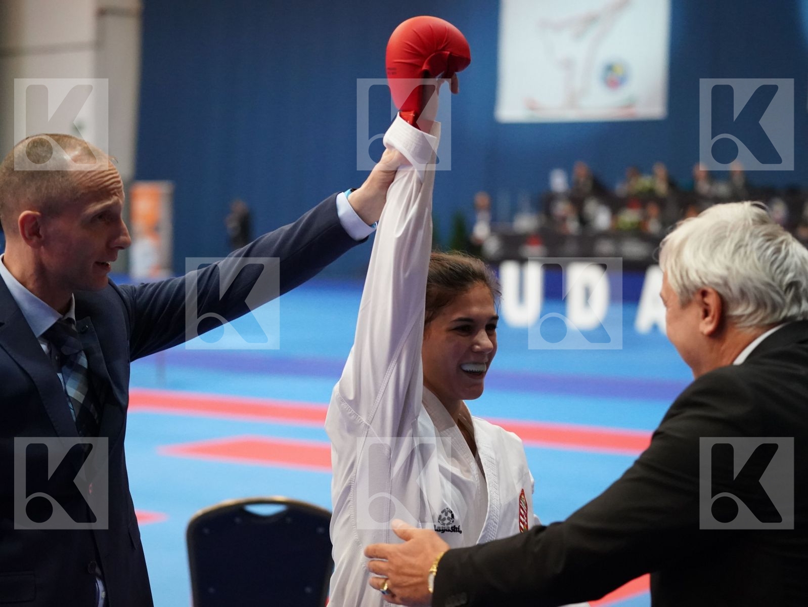 JAKUBOVICS DALMA (HUNGARY) vs BALIK HAZEL (TURKEY) in Junior Kumite Female -48 Kg - Final bout