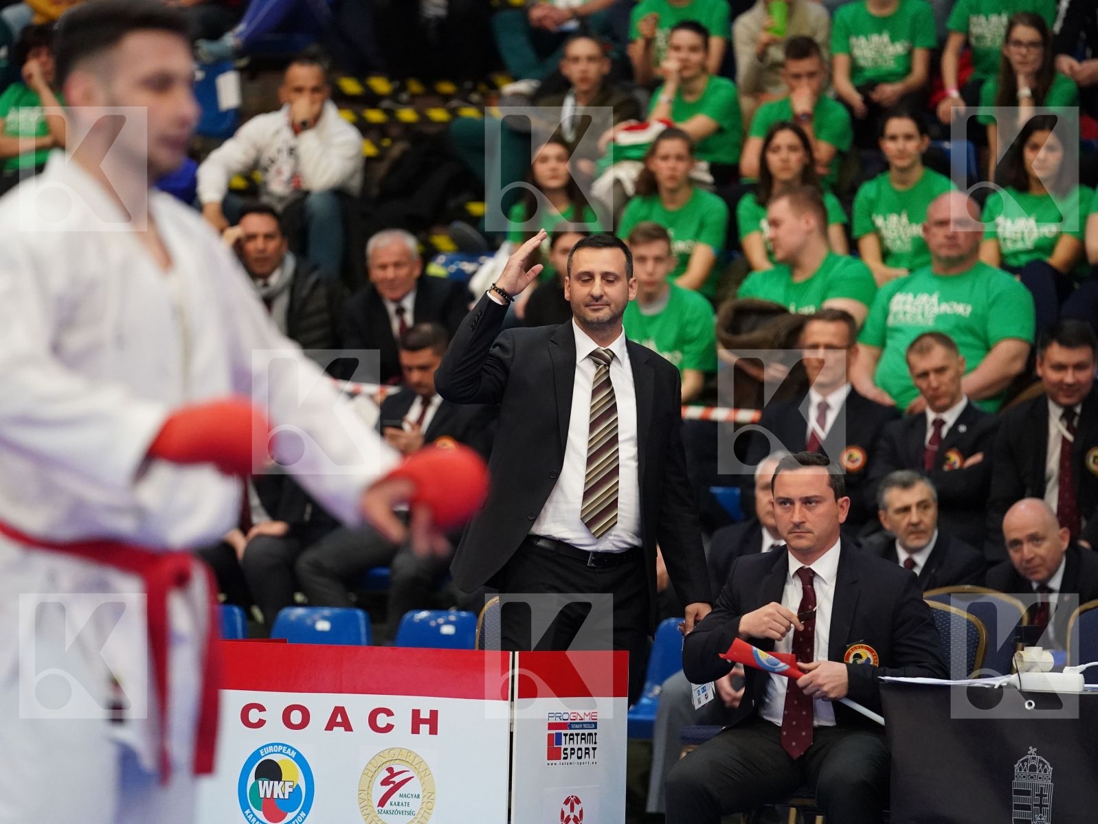 TANAS FLORENTIN (ROMANIA) vs OSMANLI OSMAN (AZERBAIJAN) in Junior Kumite Male 76+ Kg - Final bout