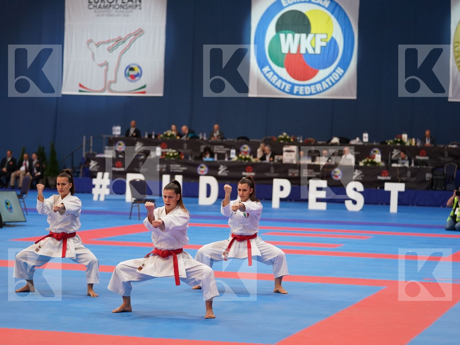 ITALY in Cadet & Junior Team Female Kata - Final bout