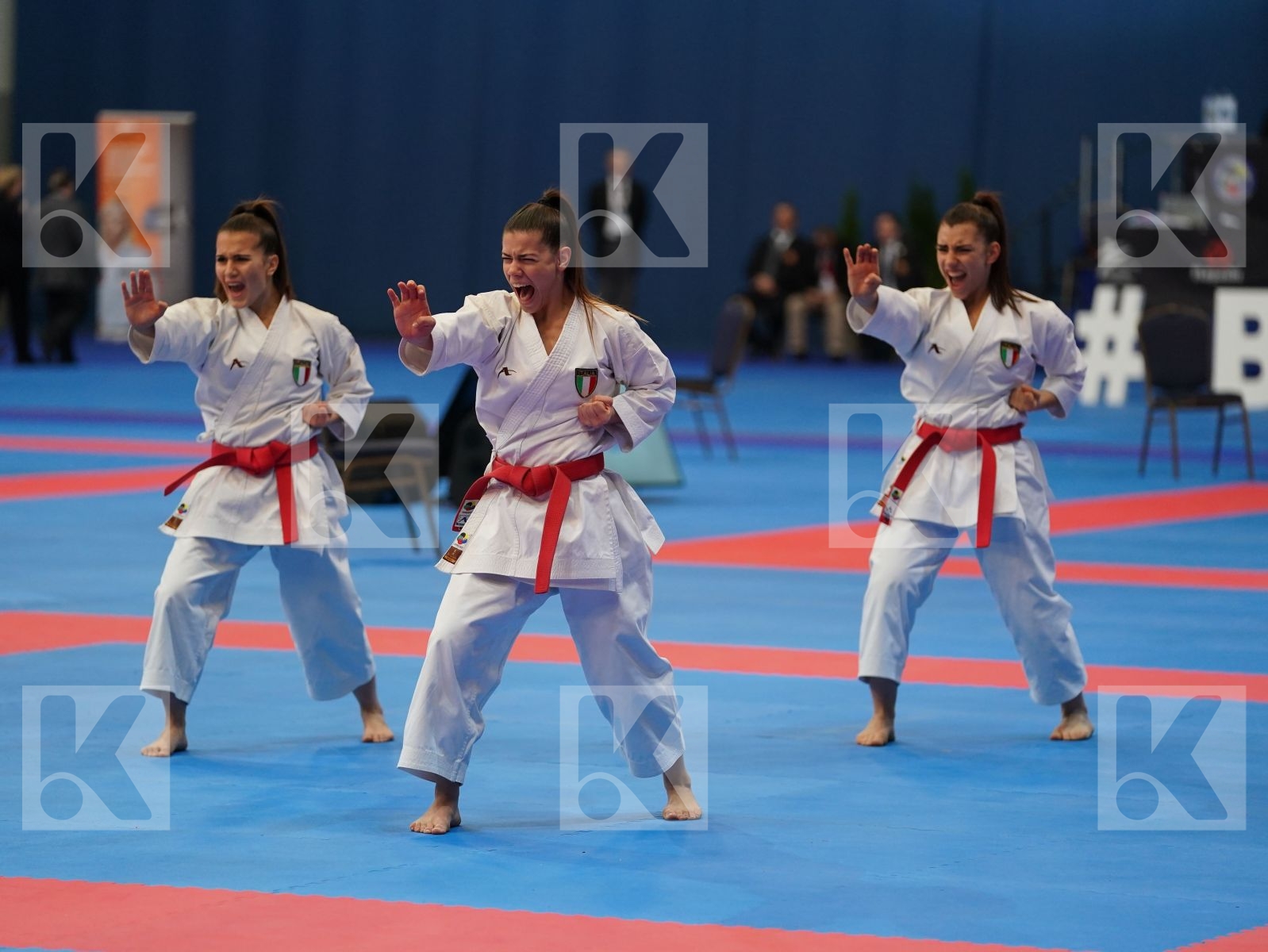ITALY in Cadet & Junior Team Female Kata - Final bout