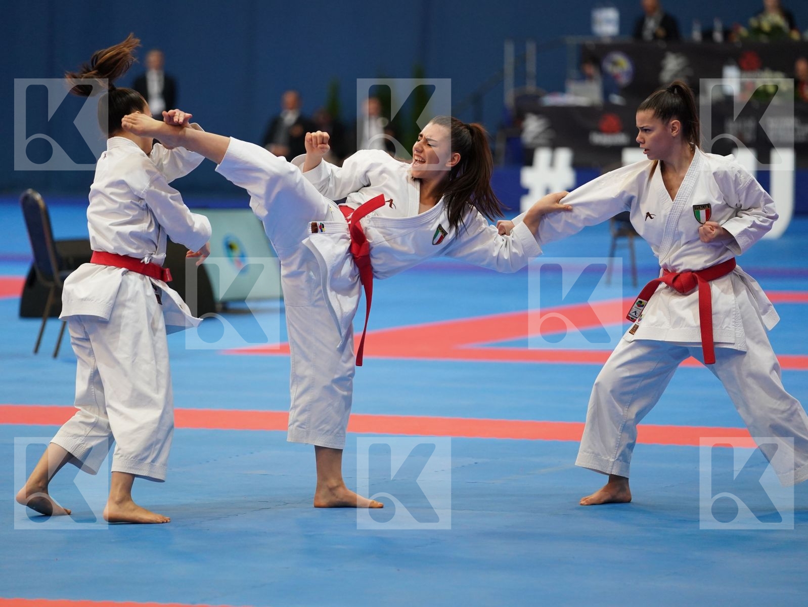 ITALY in Cadet & Junior Team Female Kata - Final bout