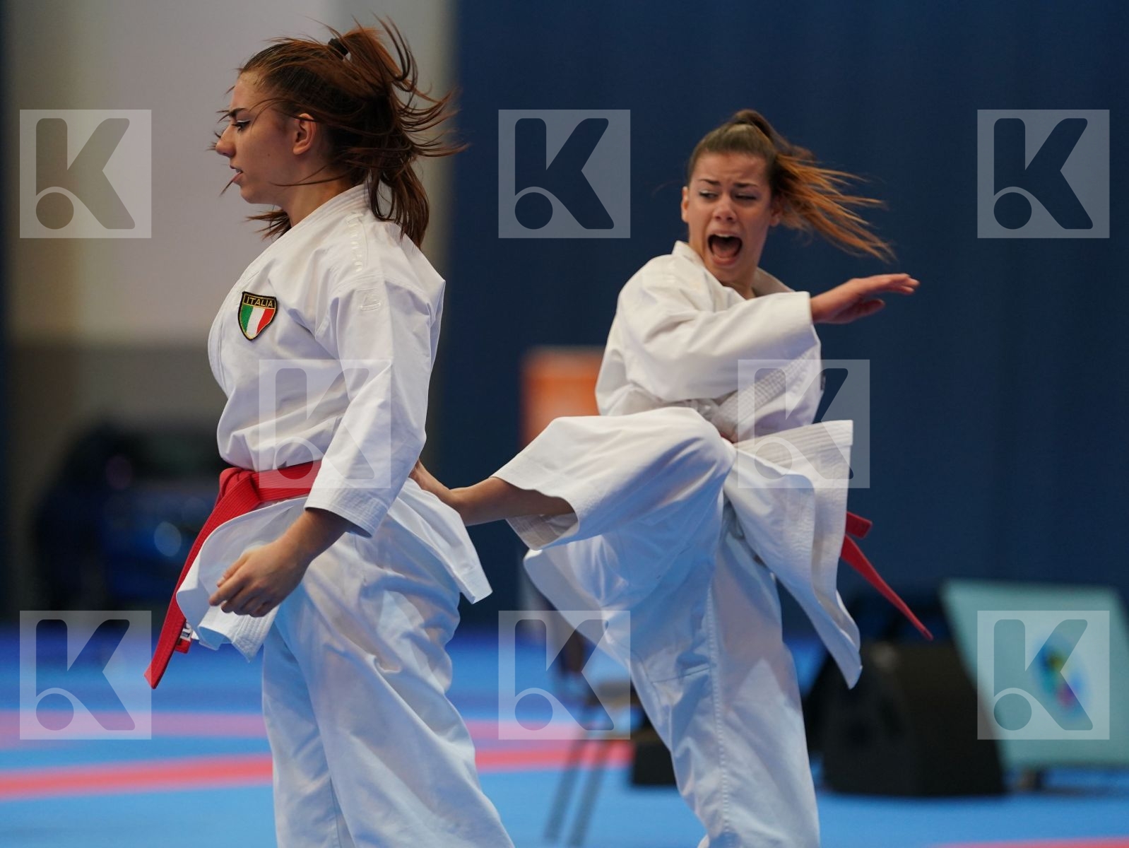 ITALY in Cadet & Junior Team Female Kata - Final bout
