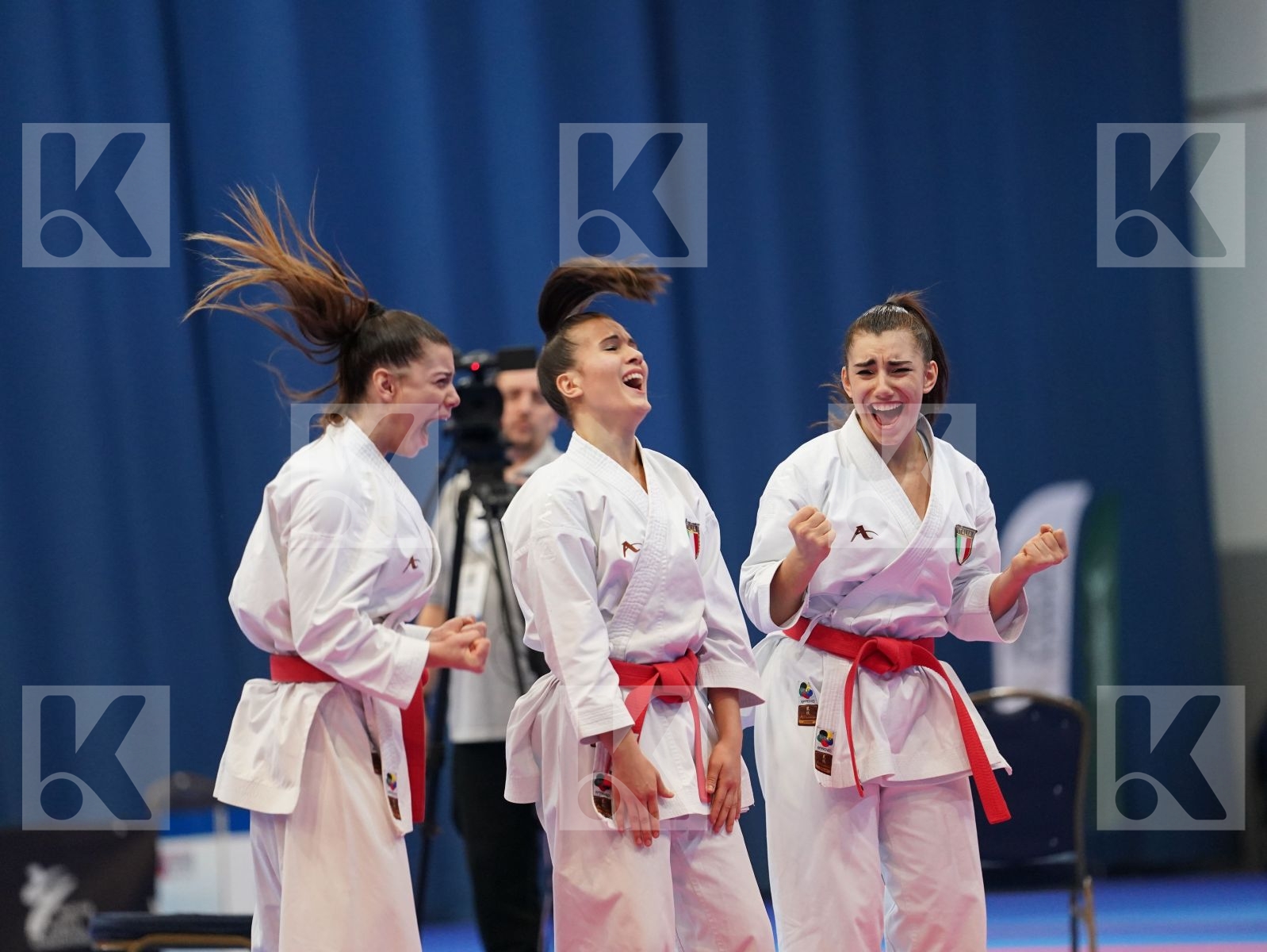 ITALY in Cadet & Junior Team Female Kata - Final bout