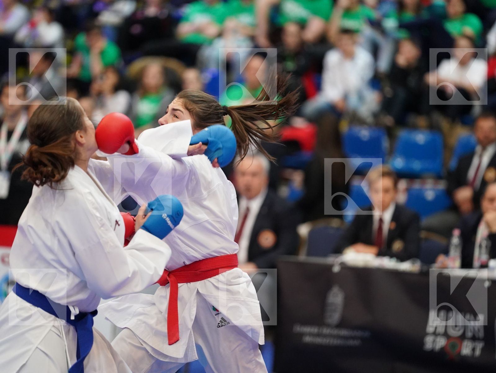 PEHAR JELENA (CROATIA) vs RODRIGUES CATARINA (PORTUGAL) in Under 21 Kumite Female -50 Kg - Final bout