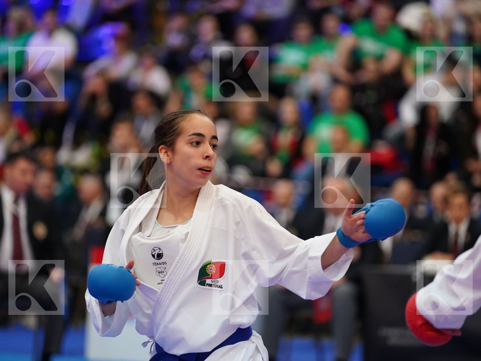 PEHAR JELENA (CROATIA) vs RODRIGUES CATARINA (PORTUGAL) in Under 21 Kumite Female -50 Kg - Final bout