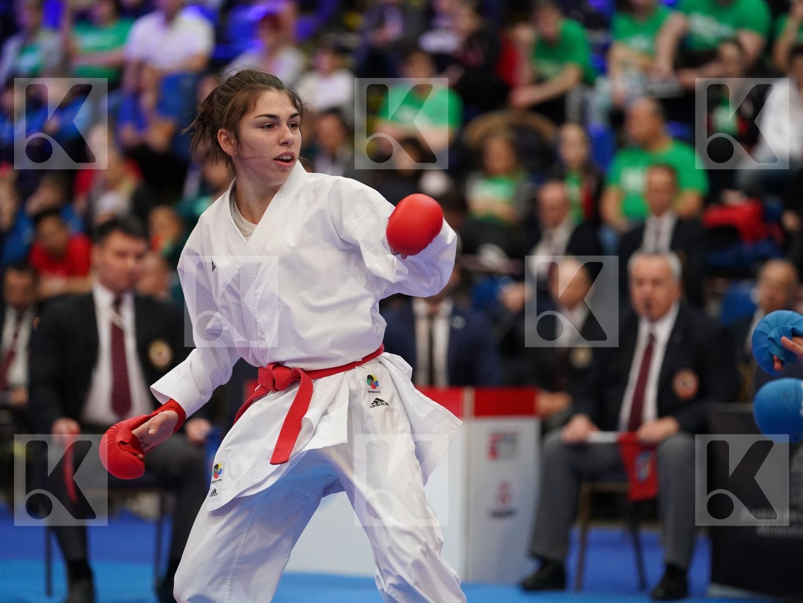 PEHAR JELENA (CROATIA) vs RODRIGUES CATARINA (PORTUGAL) in Under 21 Kumite Female -50 Kg - Final bout
