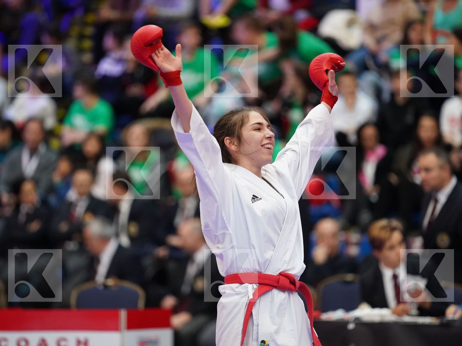 PEHAR JELENA (CROATIA) vs RODRIGUES CATARINA (PORTUGAL) in Under 21 Kumite Female -50 Kg - Final bout