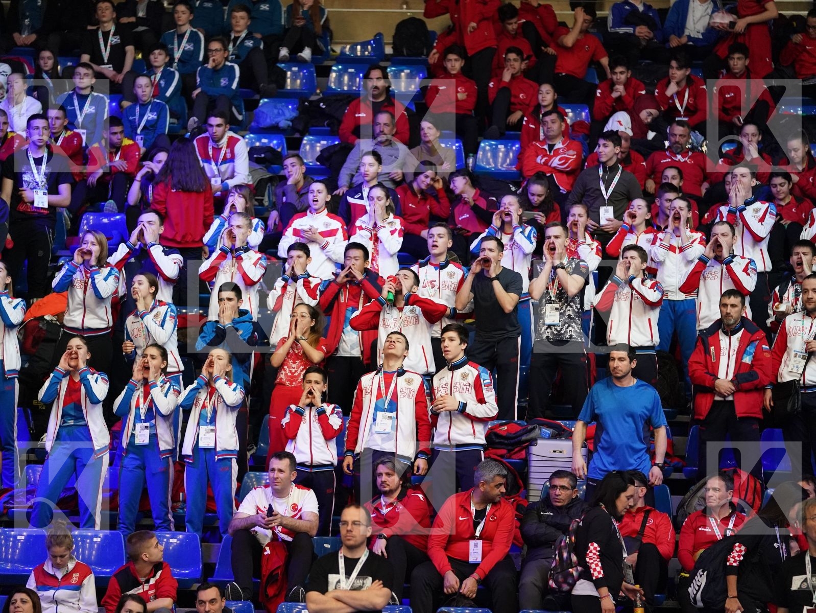 BARANYI ZSOFIA (HUNGARY) vs CHERNYSHEVA ANNA (RUSSIAN FEDERATION) in Under 21 Kumite Female -55 Kg - Final bout