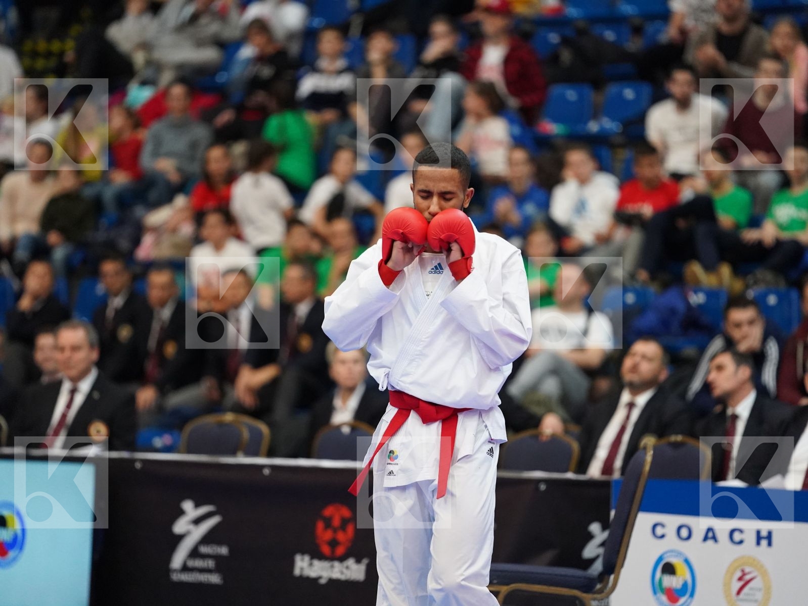 SALMI YOUNESSE (FRANCE) vs BOSKOVIC BOJAN (MONTENEGRO) in Under 21 Kumite Male -67 Kg - Final bout