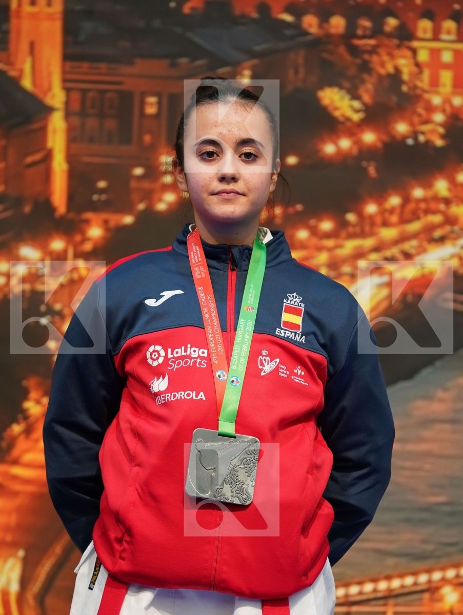 INZOLI SONIA (ITALY), PEREZ ALVEZ AZAHARA (SPAIN), SIEBERT RITA (GERMANY), TUREMEN DAMLA SU (TURKEY) in Cadet Kata Female - Podium ceremony
