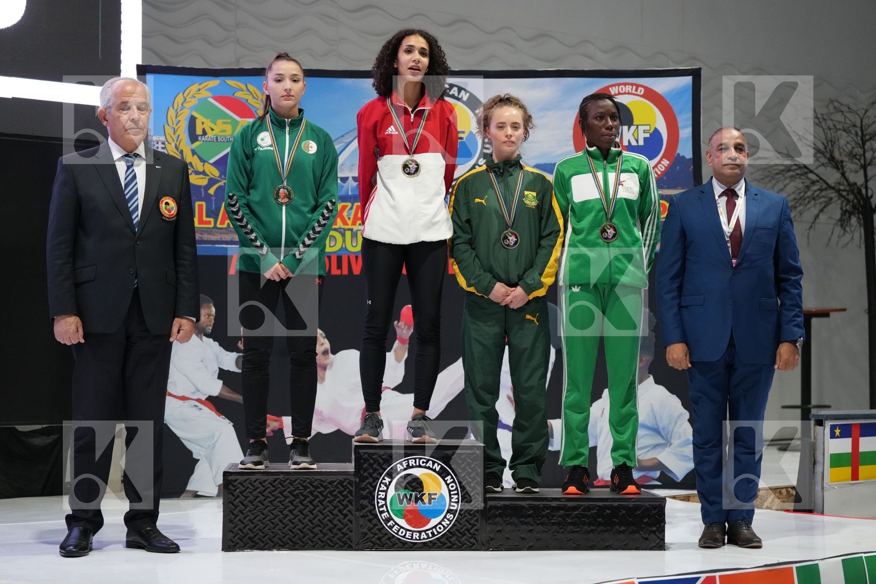 Podium UFAK Durban 2022