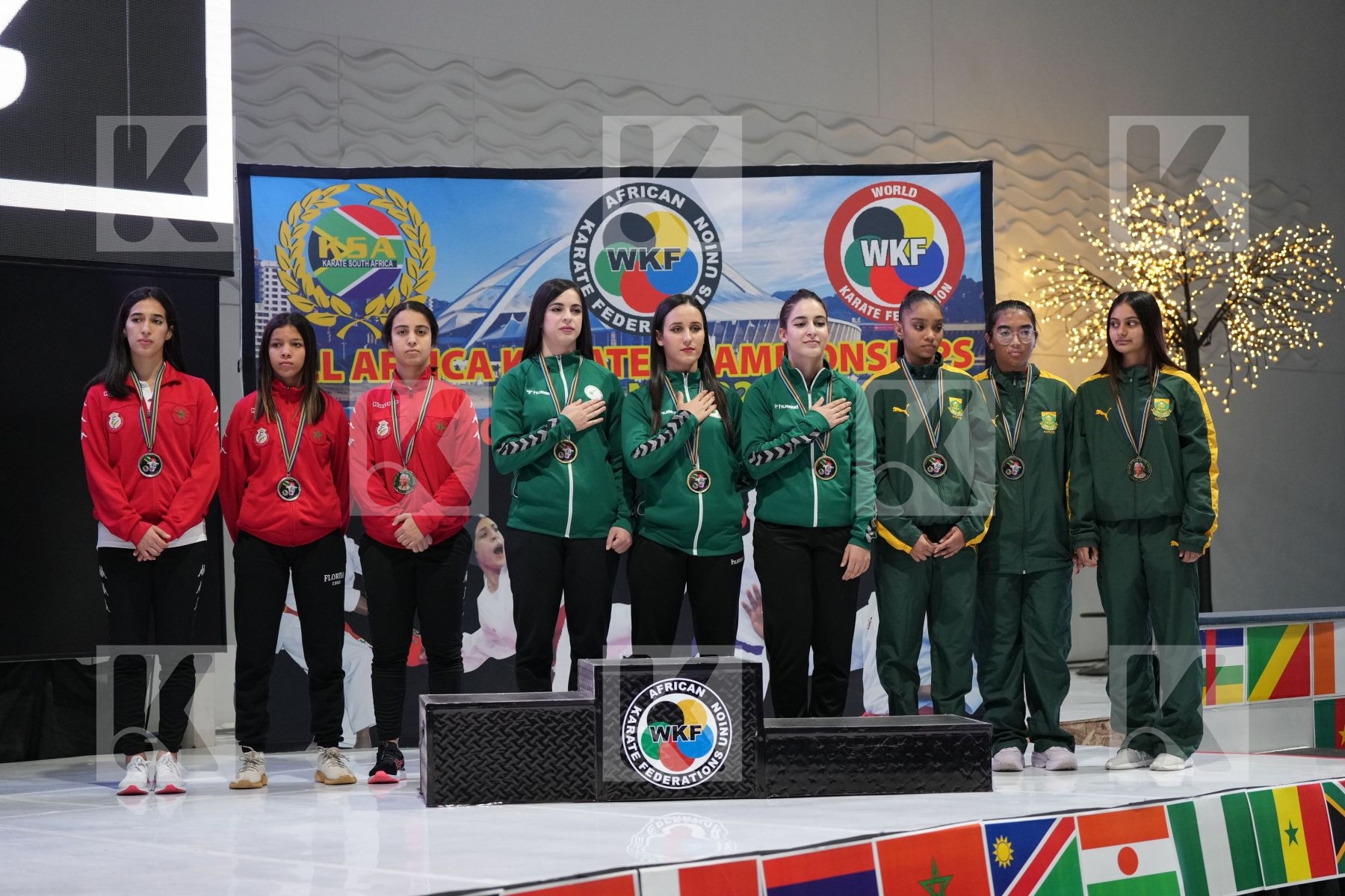 Podium UFAK Durban 2022