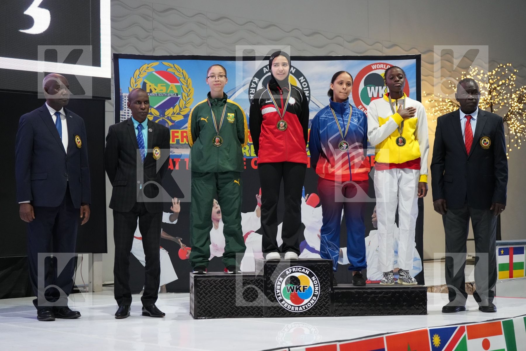Podium UFAK Durban 2022
