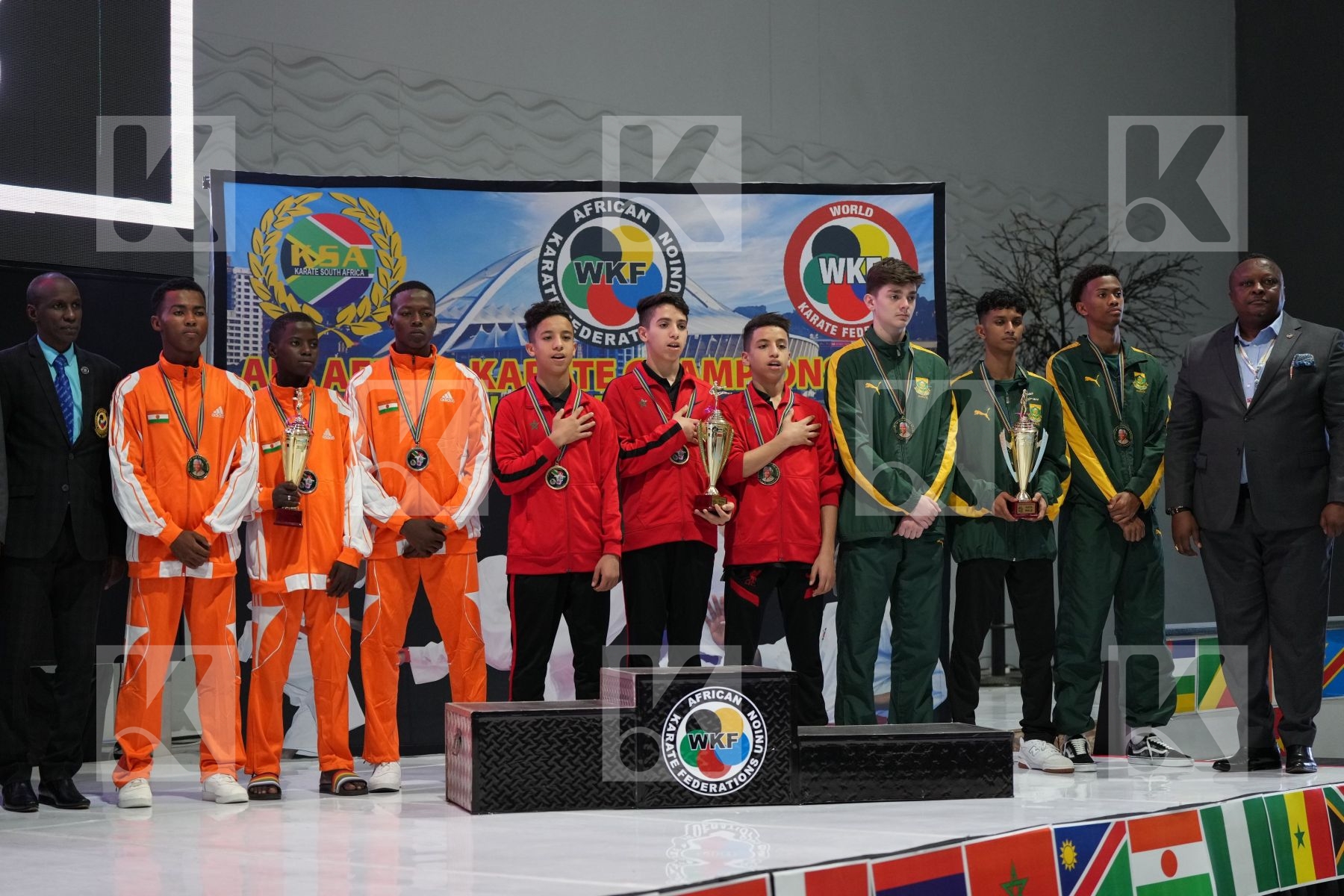 Podium UFAK Durban 2022