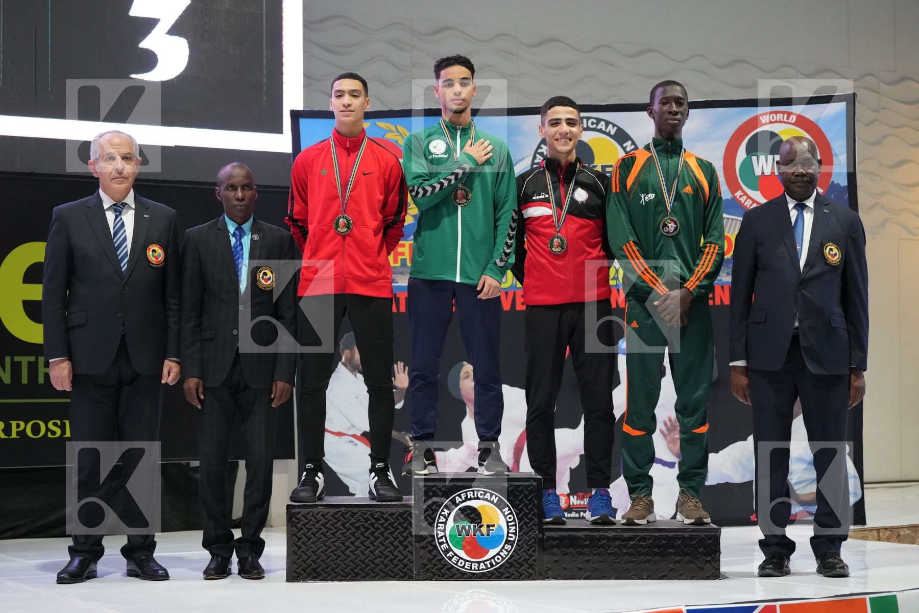 Podium UFAK Durban 2022