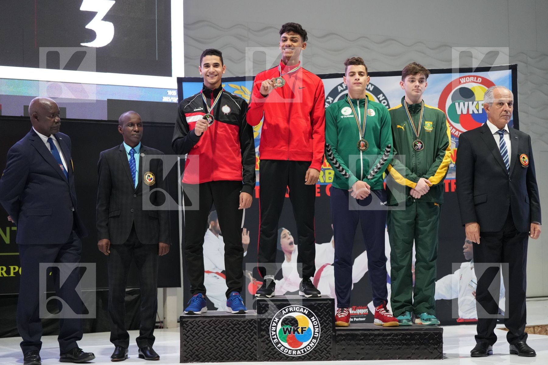 Podium UFAK Durban 2022