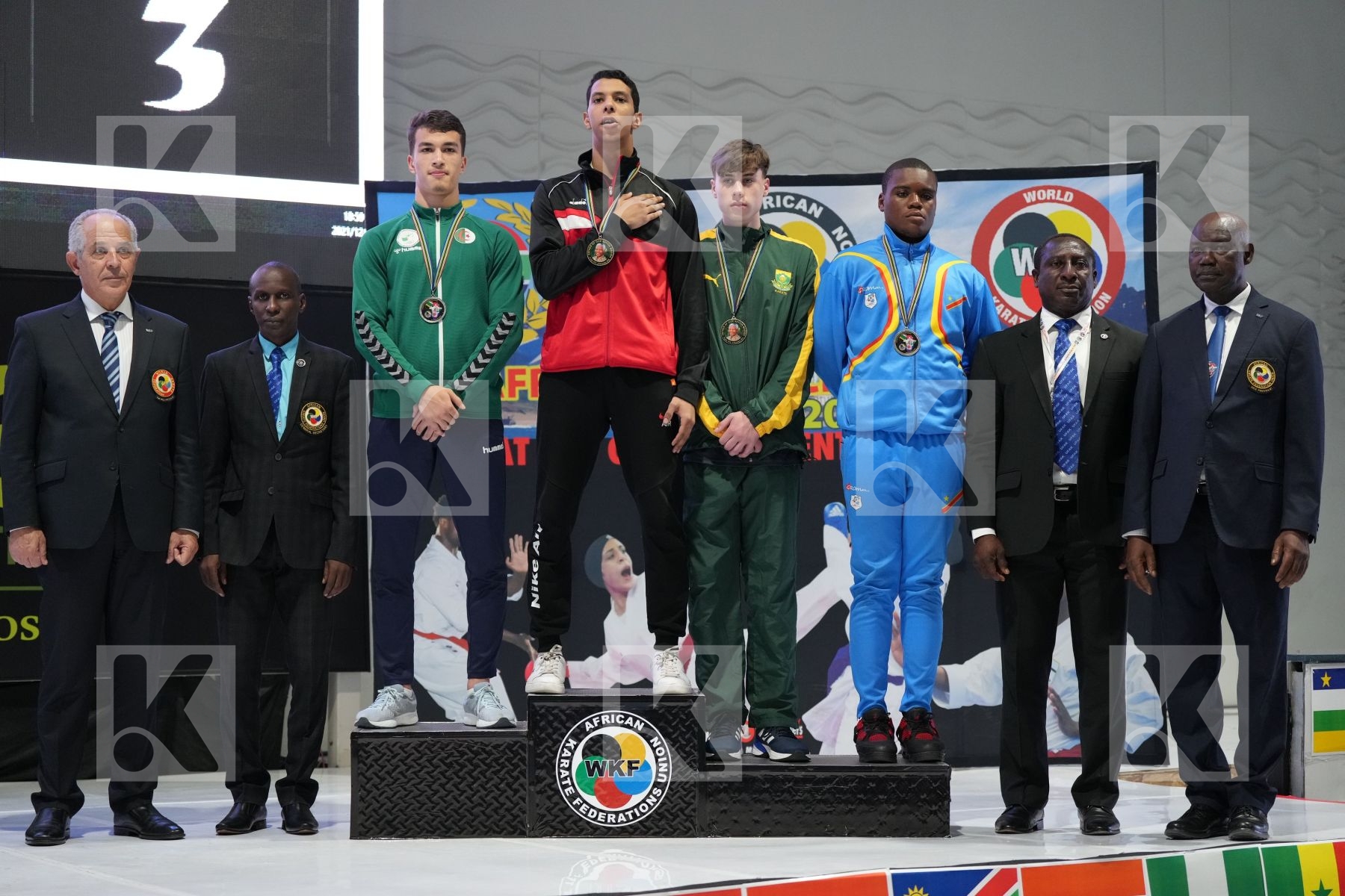 Podium UFAK Durban 2022