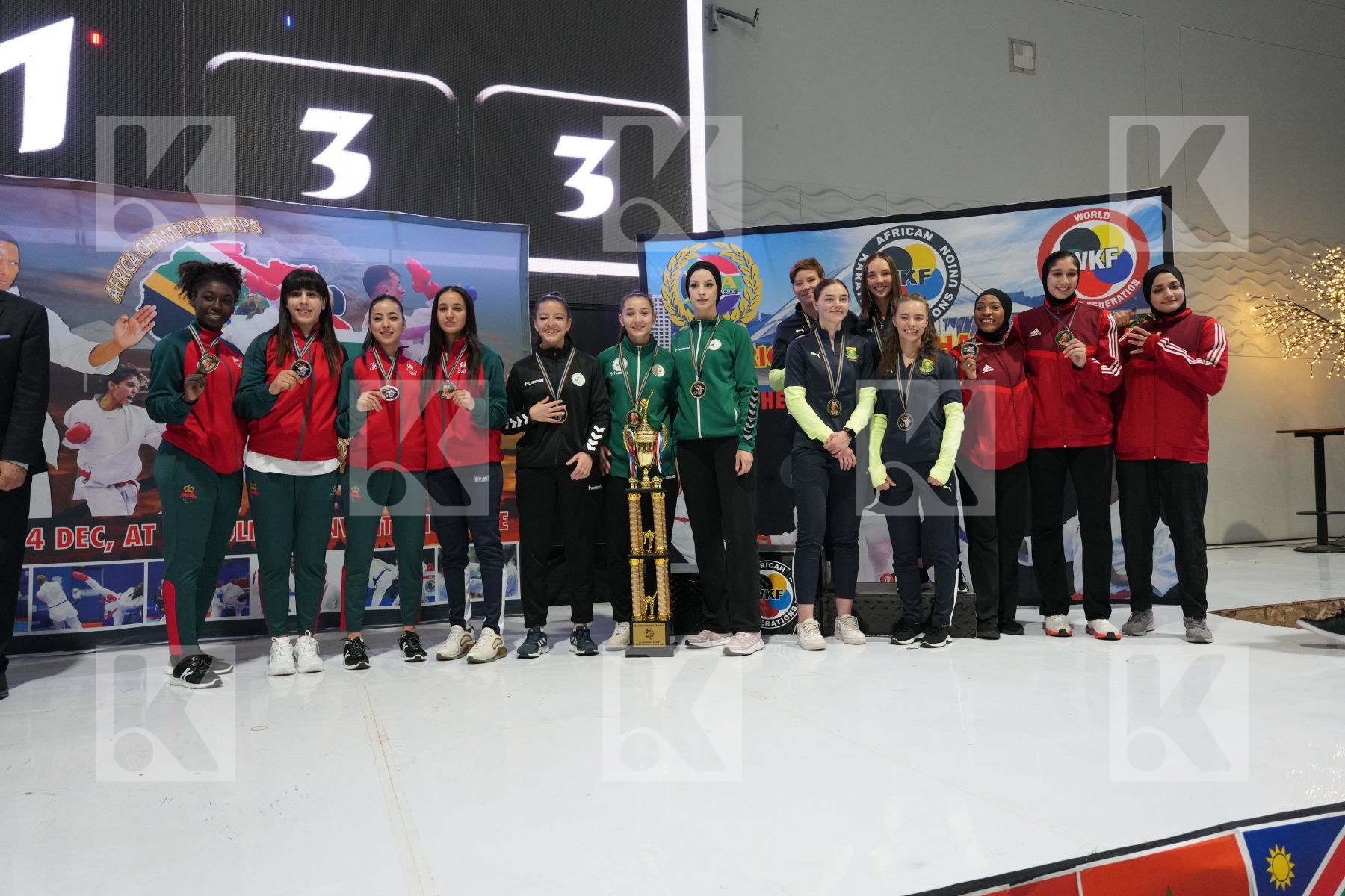 Podium UFAK Durban 2022