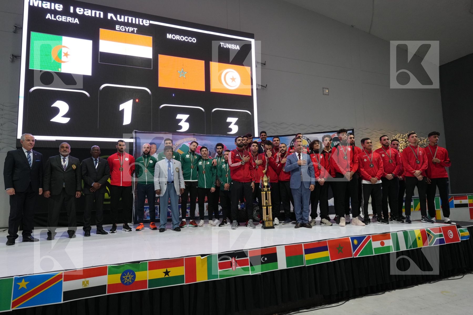 Podium UFAK Durban 2022