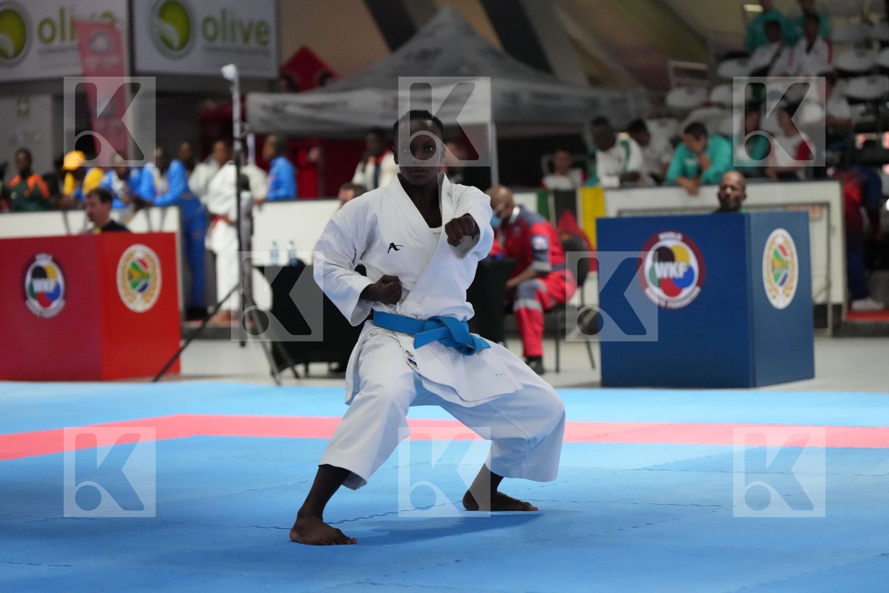Kata bronze bout featuring AISSATOU SIMAL