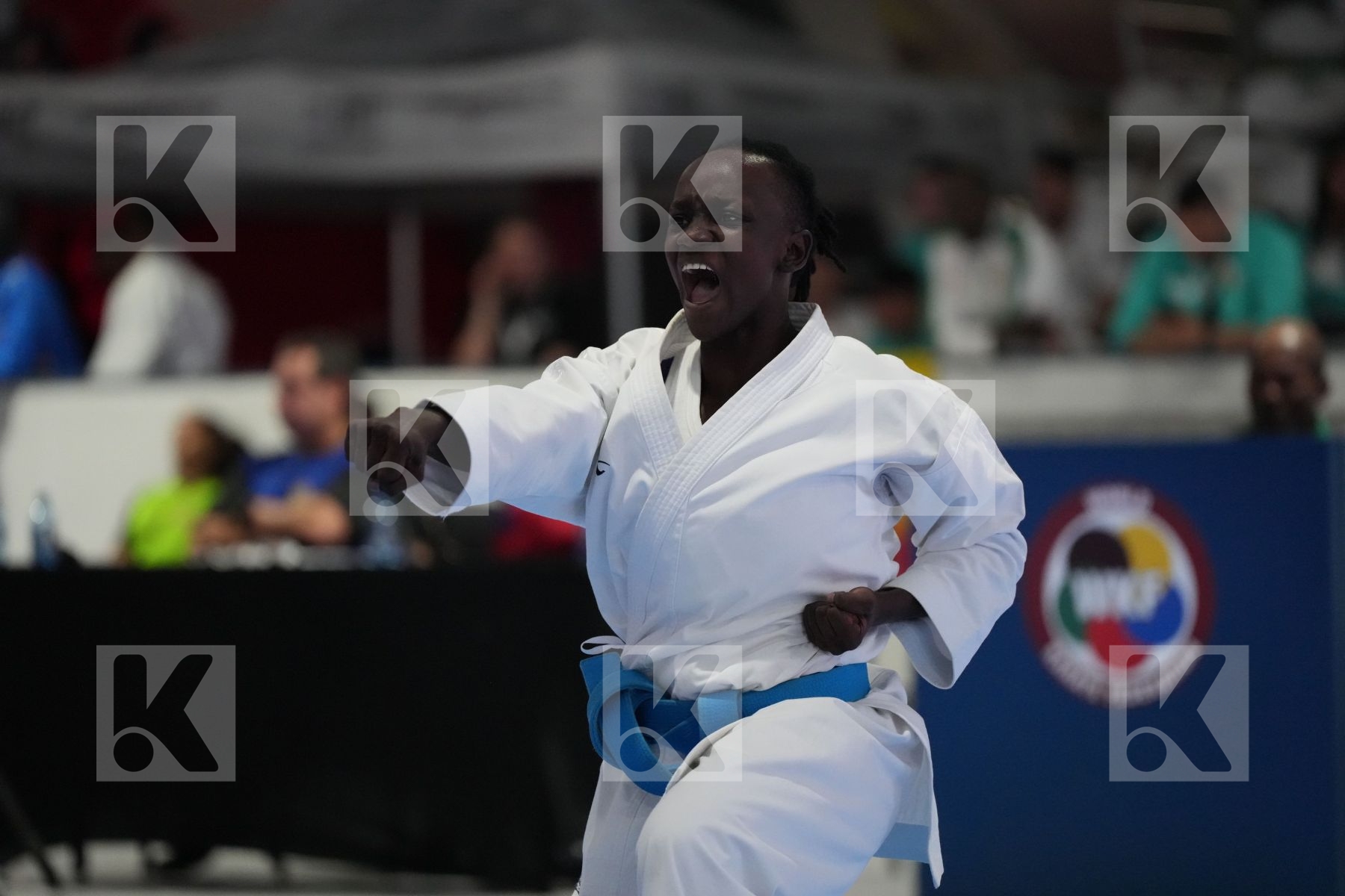 Kata bronze bout featuring AISSATOU SIMAL
