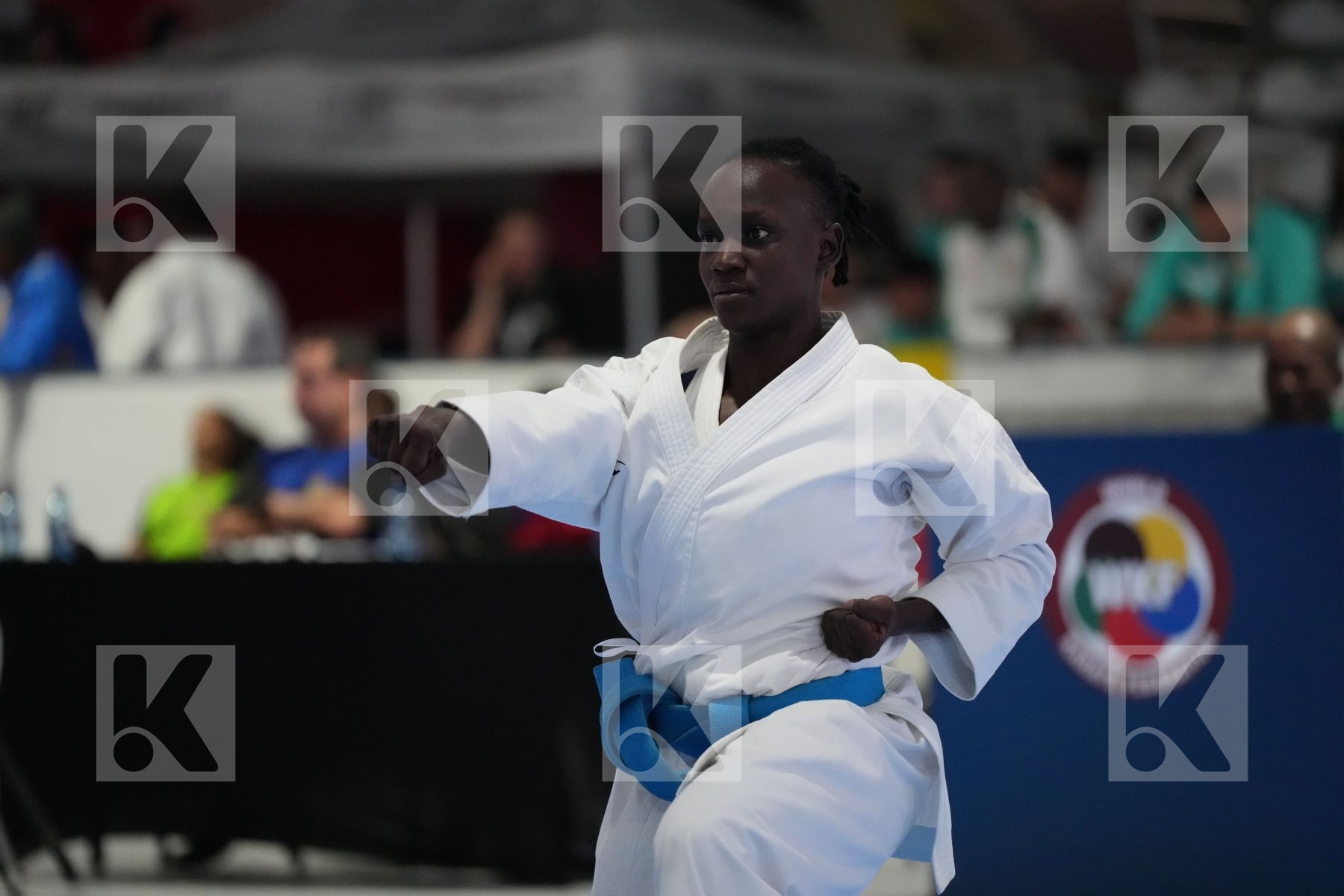 Kata bronze bout featuring AISSATOU SIMAL