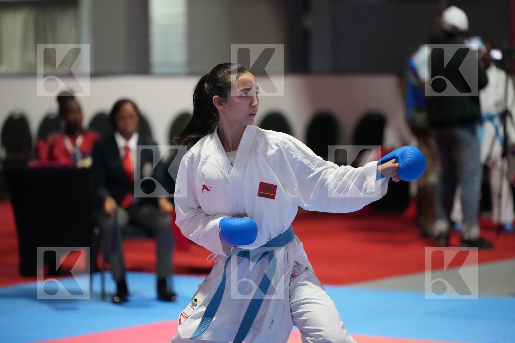 Kumite final bout featuring MAYSSA KSANTINI & DOUAA EL MACHOUAT
