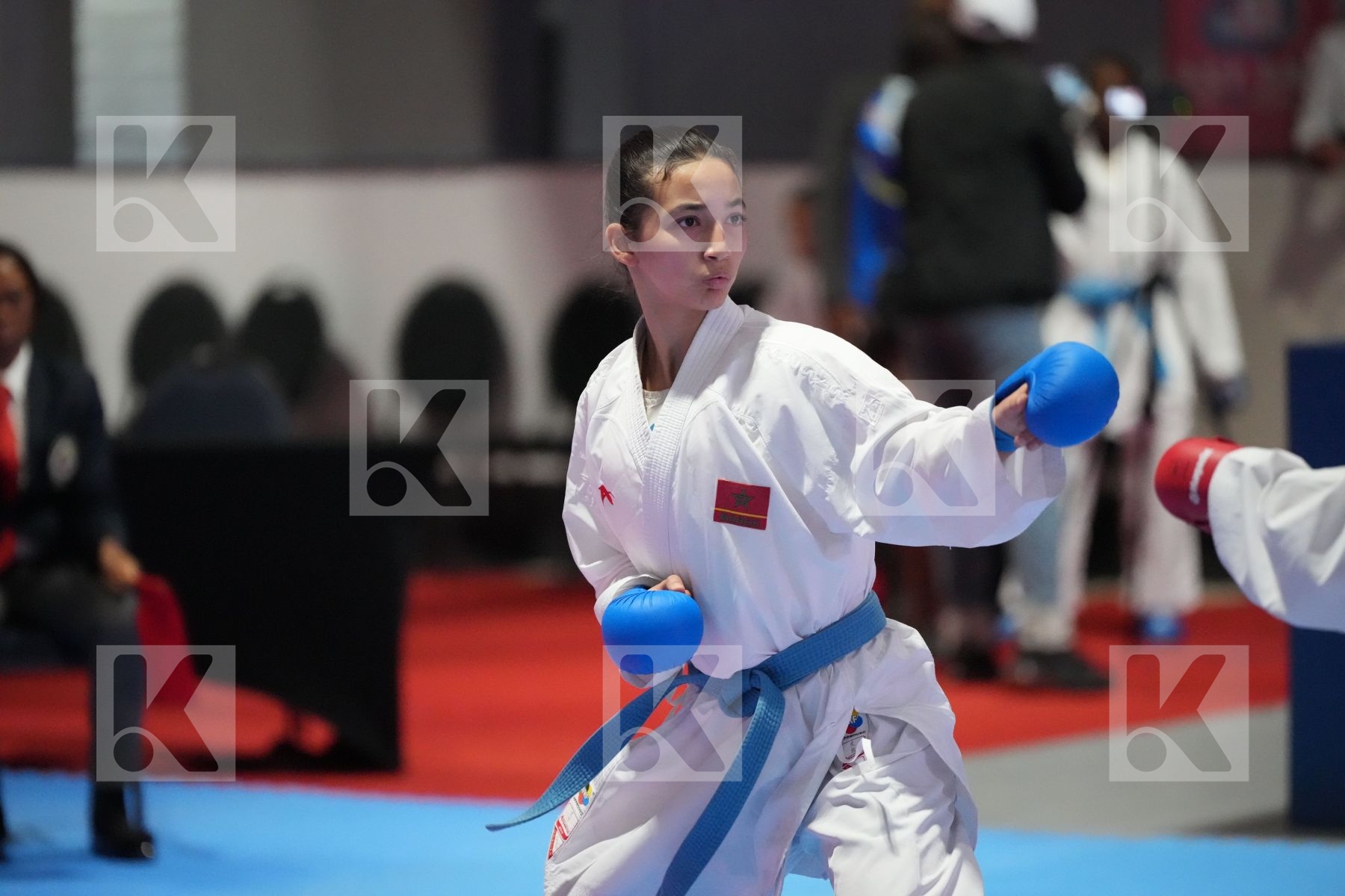 Kumite final bout featuring MAYSSA KSANTINI & DOUAA EL MACHOUAT