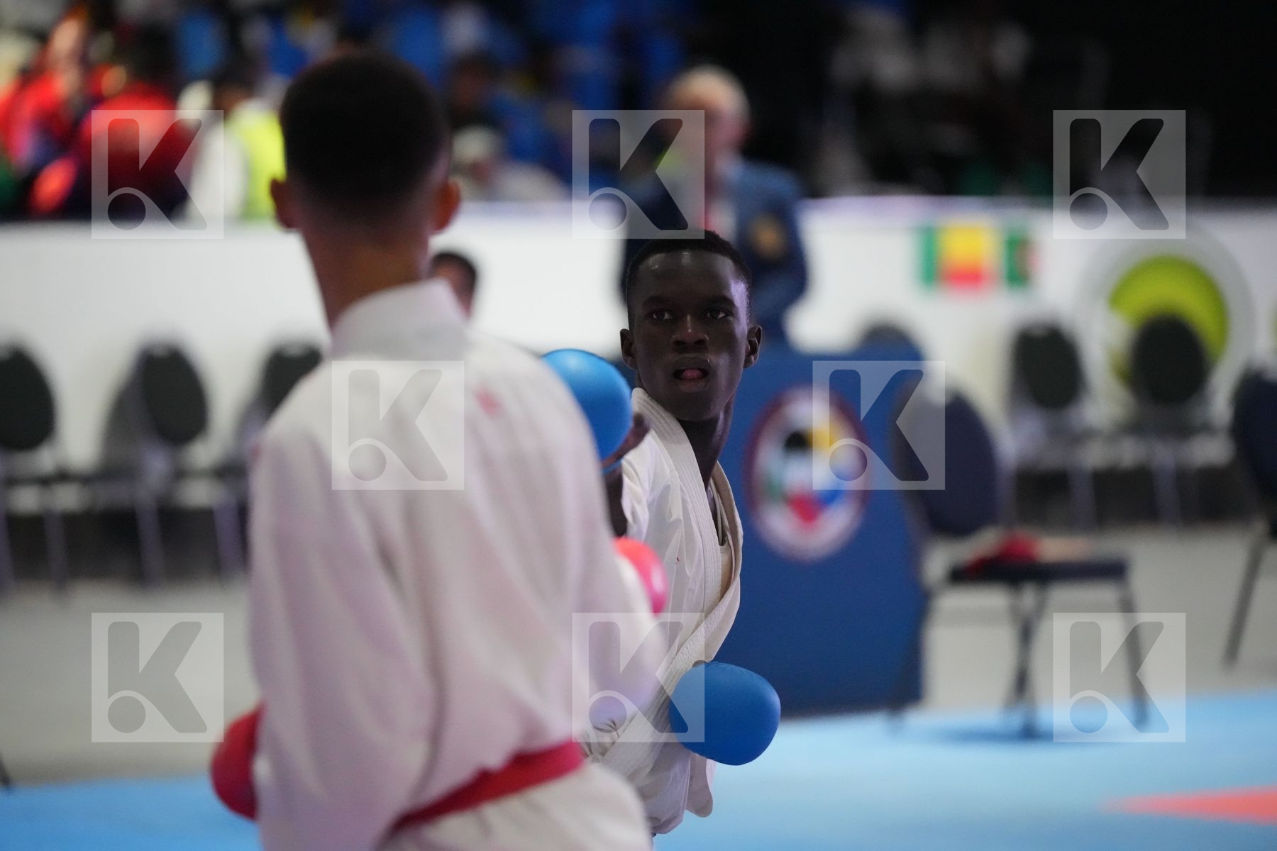 Kumite final bout featuring SAMIR SADINI & TALLA BEYE