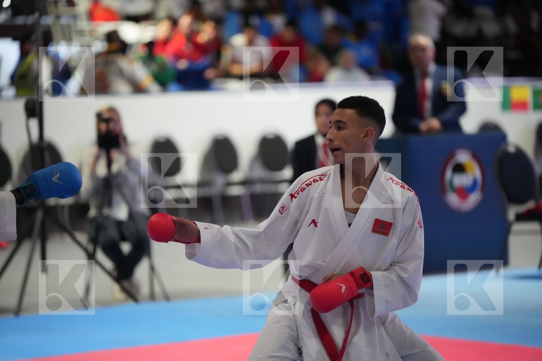 Kumite final bout featuring SAMIR SADINI & TALLA BEYE