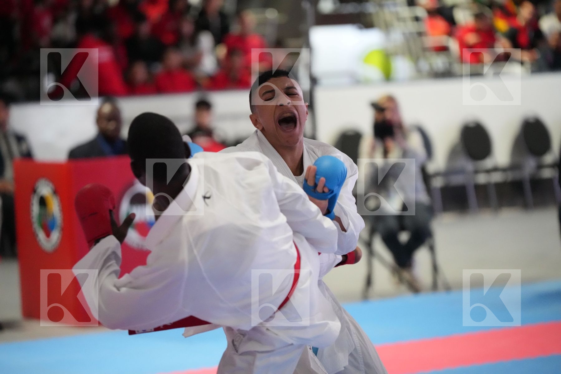 Kumite final bout featuring HAMMA IBRAHIM & KARIM AHMED