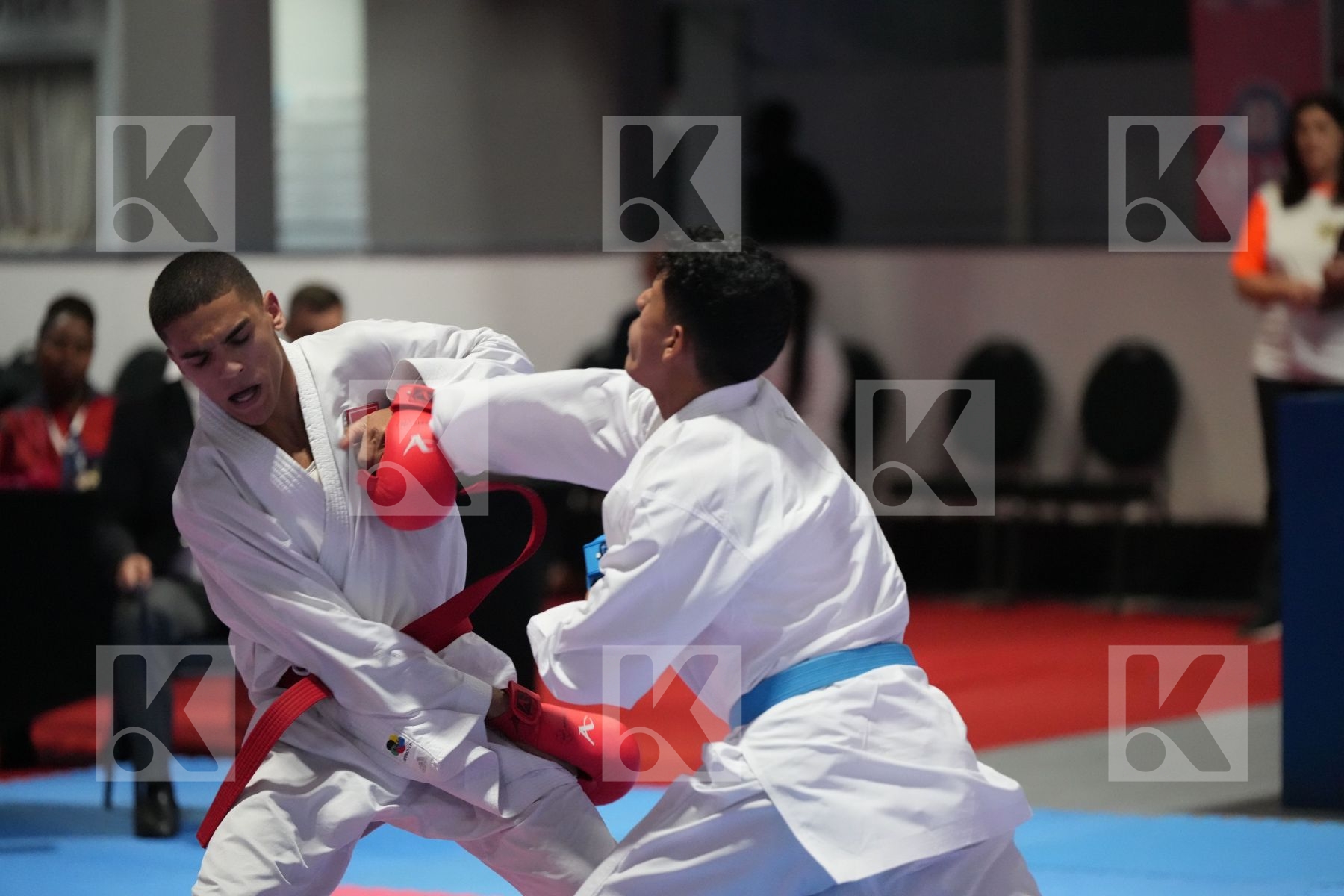 Kumite final bout featuring MOHANED  RAHMOUNI  & FATHULLAH ALFAREETEES