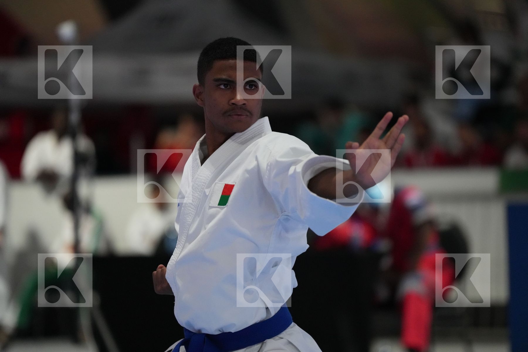 Kata bronze bout featuring ANDRIANAHO MANDA