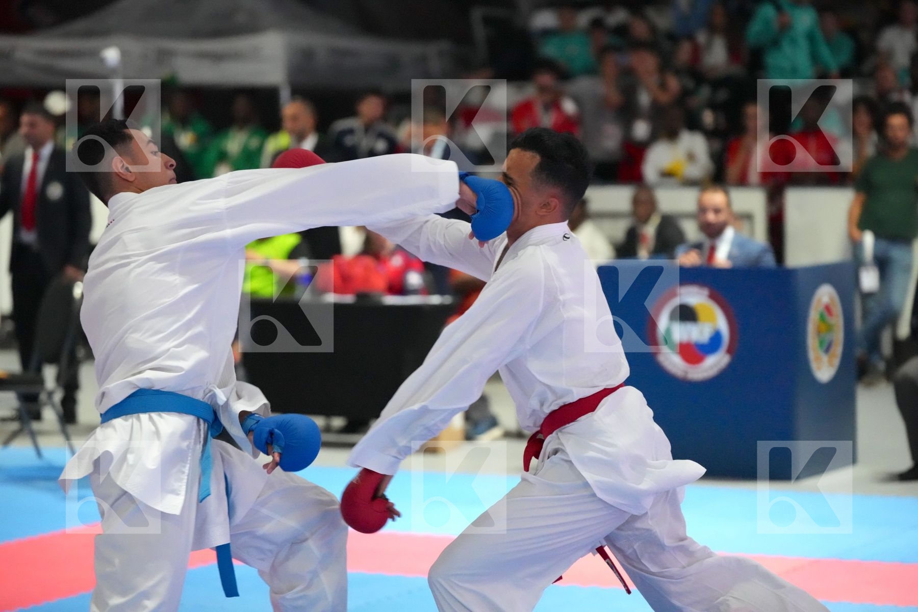 Kumite final bout featuring RAYEN GHAZOUANI & OMAR METWALY