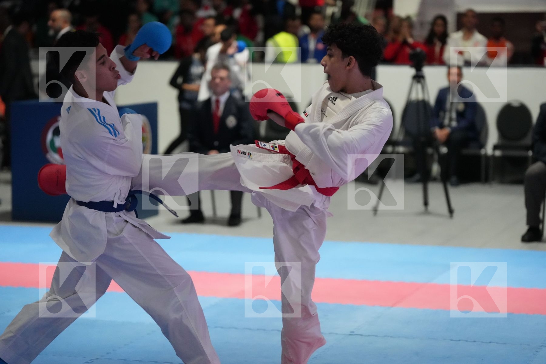 Kumite final bout featuring MOHAMED HANY NASSER & IHEB  FERCHICHI