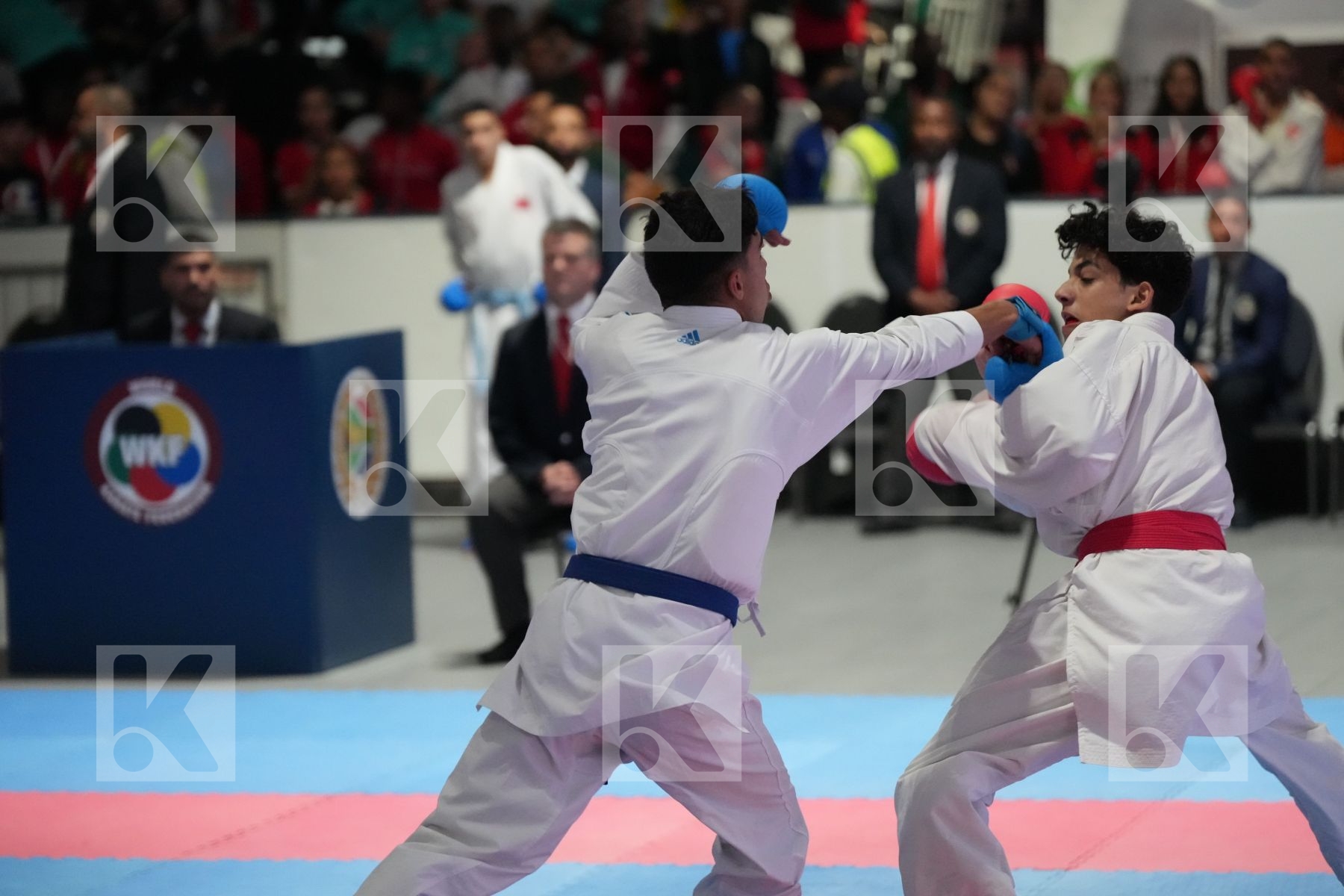 Kumite final bout featuring MOHAMED HANY NASSER & IHEB  FERCHICHI